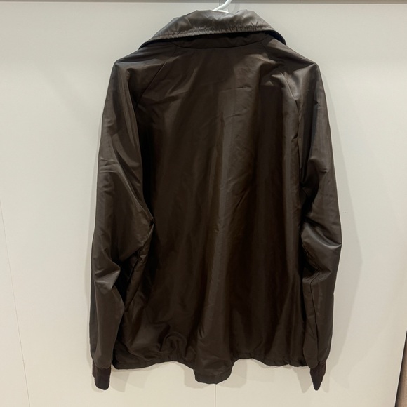 Vintage Men’s Brown L Wind breaker style nylon Hires Rootbeer Delivery Jacket - Picture 4 of 9